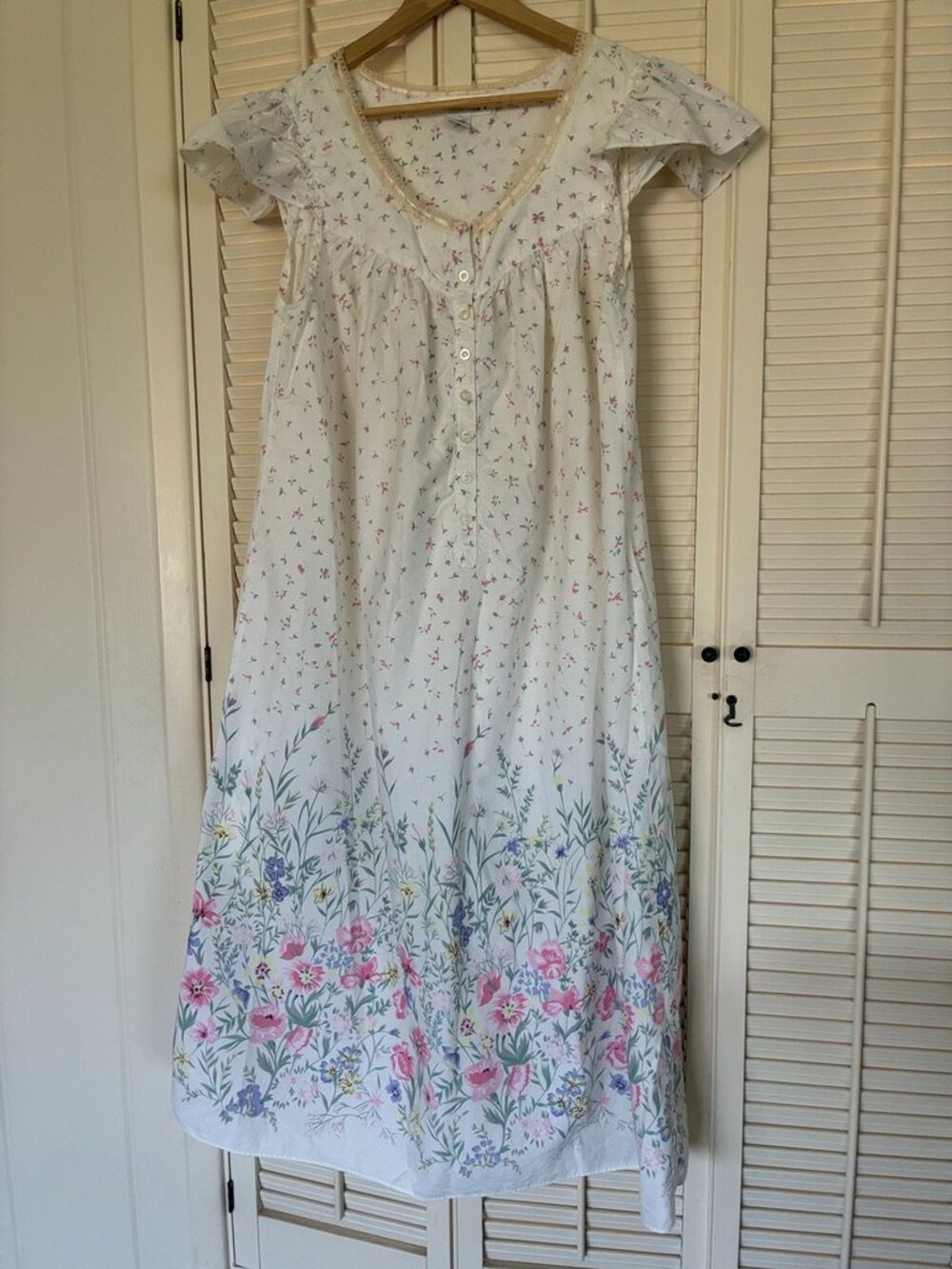Sweet Charter Club Floral Nightgown